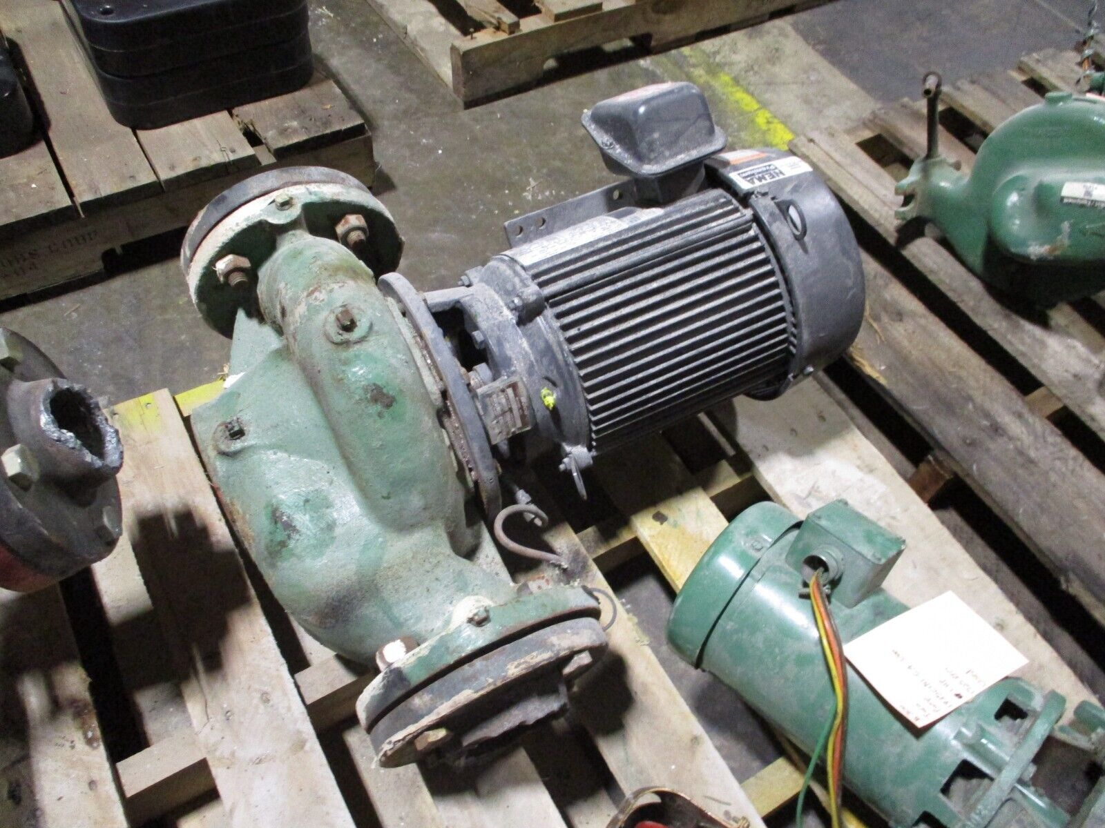 Taco Pump VI3007 3HP 1750RPM 6GPM 40Ft Head Used