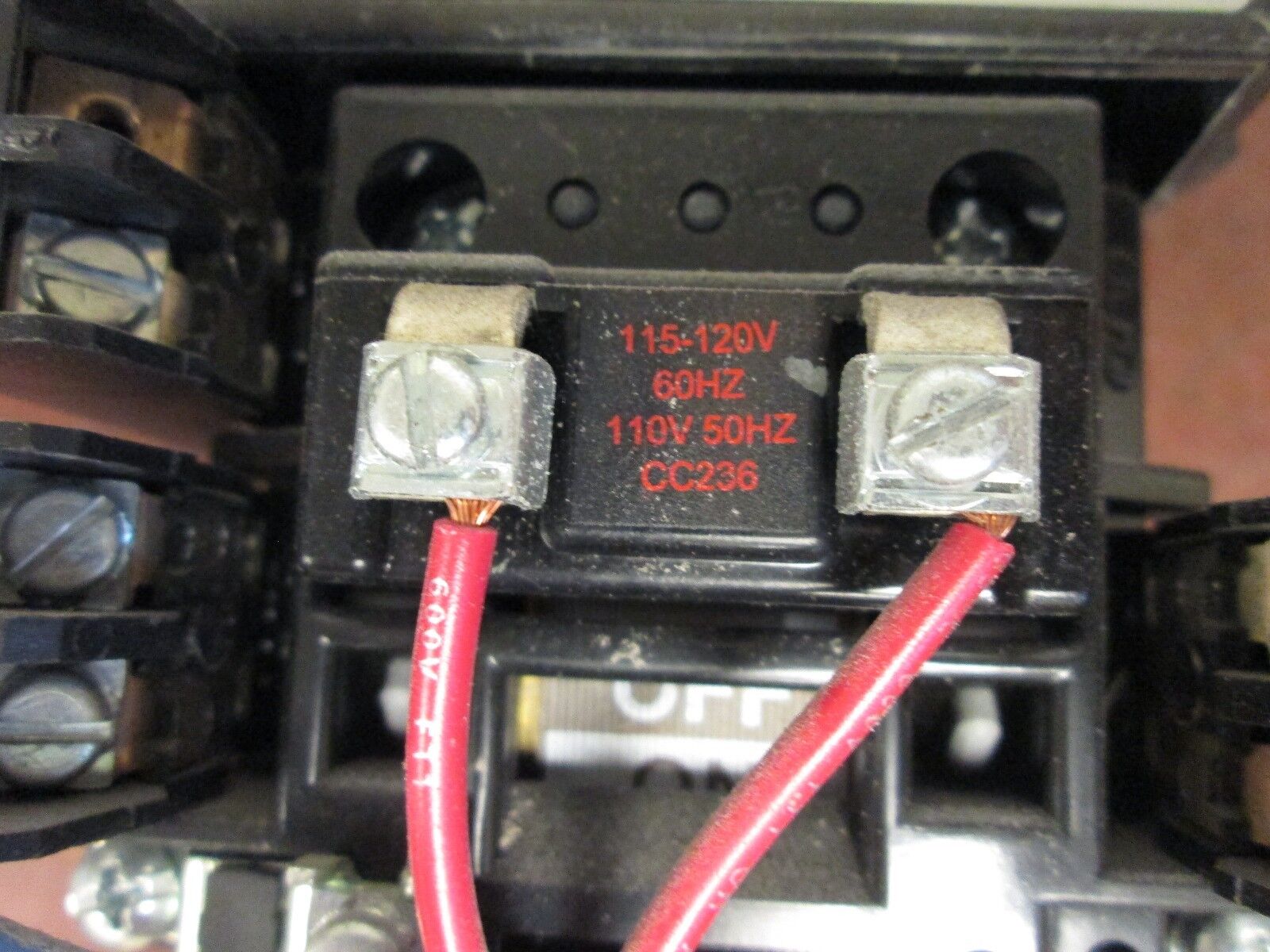 Allen-Bradley Starter 509-COD-EC1C-90 Size 2 115-120V Coil Overload: 5-25A Used
