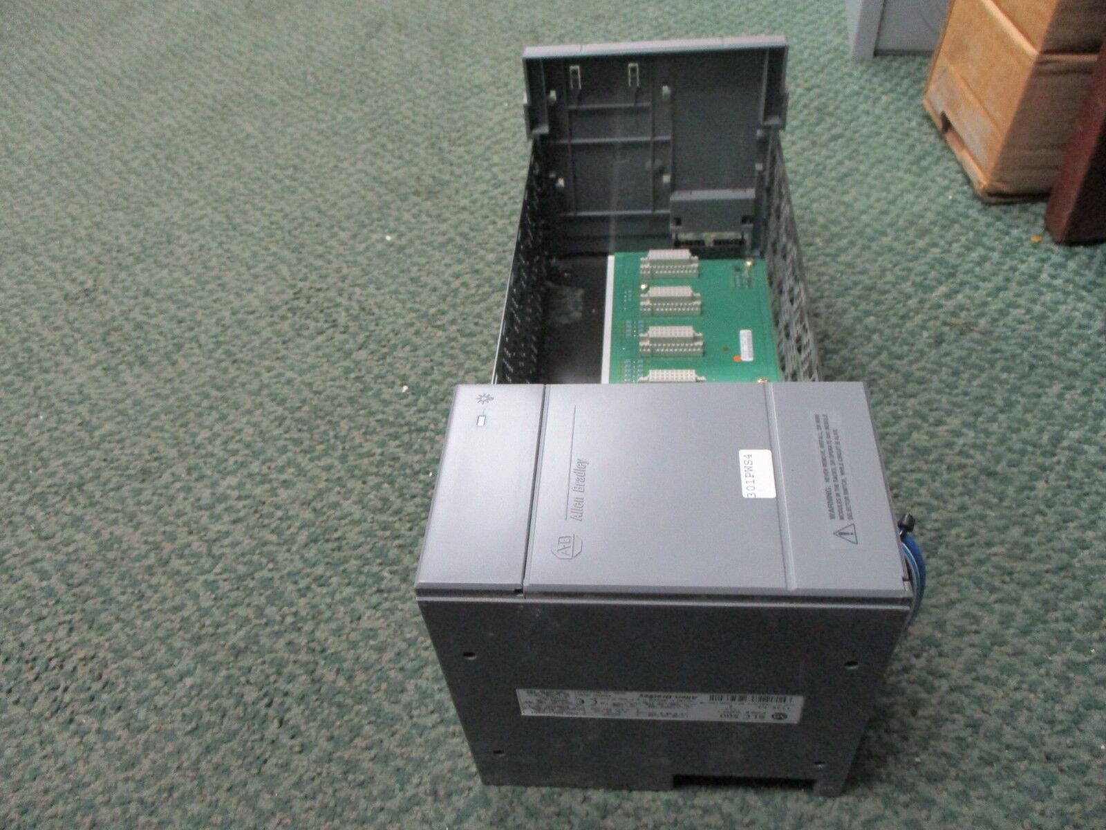 Allen-Bradley SLC500 7-Slot Rack w/Power Supply 1746-A7/1746-P3 Used