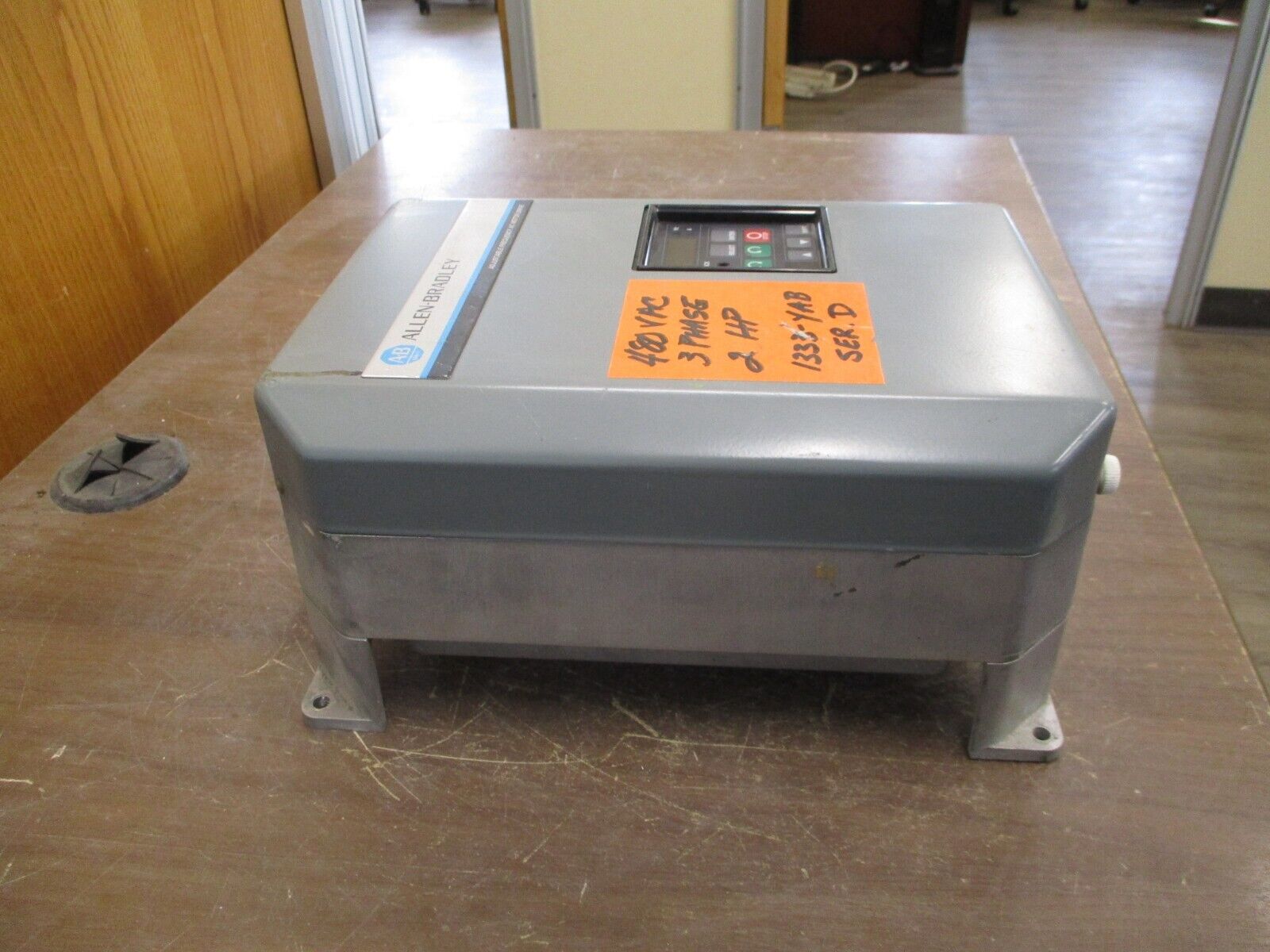 Allen-Bradley AC Drive 1333-YAB Ser. D 2HP 3Ph Used