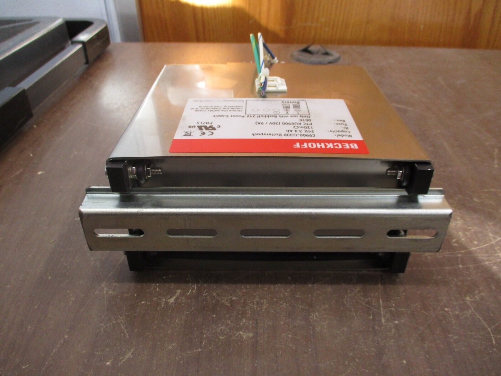 Beckhoff Batterypack C9900-U330 Capacity: 24V, 3.4 Ah Ri: 120M Ohms Used
