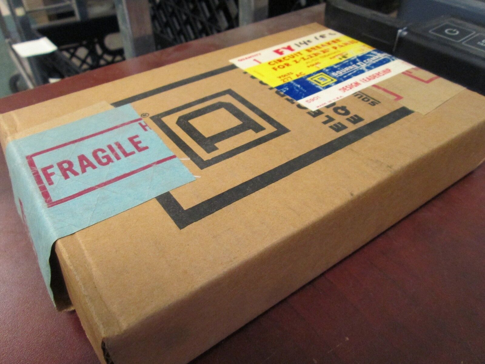Square D Circuit Breaker FY 14015-C 15A 277V AC 1P Lug to I-Line New Surplus