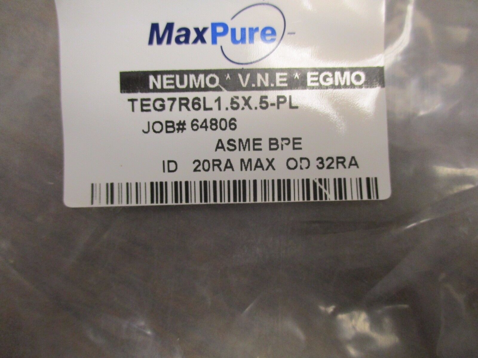 MaxPure Stainless Steel Reducing Tee TEG7R6L1.5X.5-PL Size: 1.5" to 0.5" New Sur