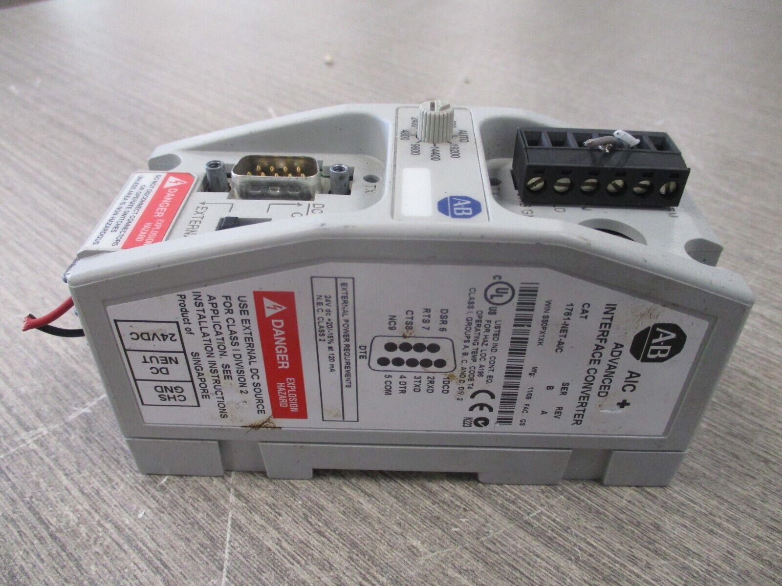 Allen-Bradley Advanced Interface Converter 1761-NET-AIC Ser. A Used
