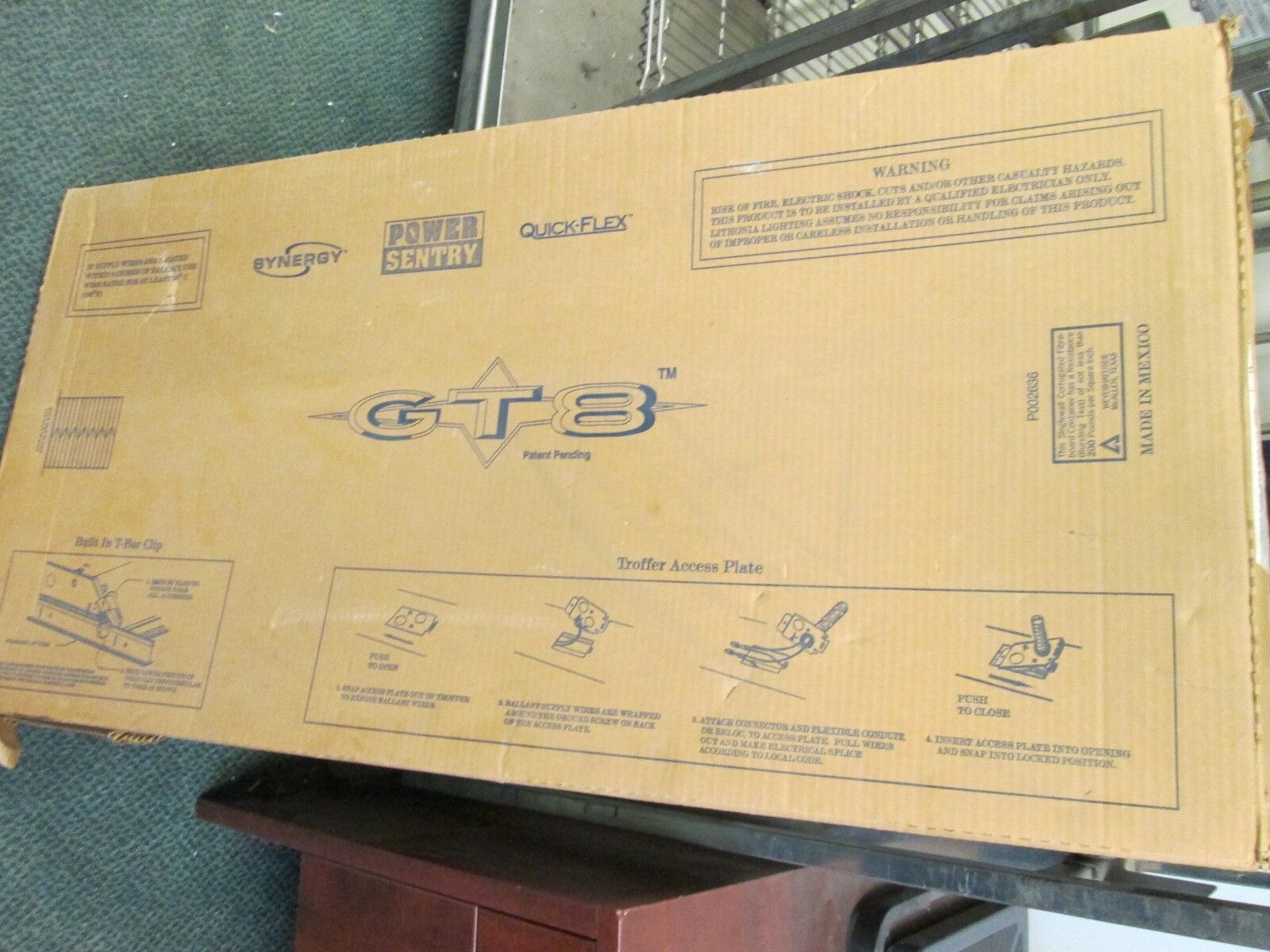 Lithonia Lighting Recessed Troffer 2GT8 4 32 A12 277 1/4 GEB T8 Light 277V