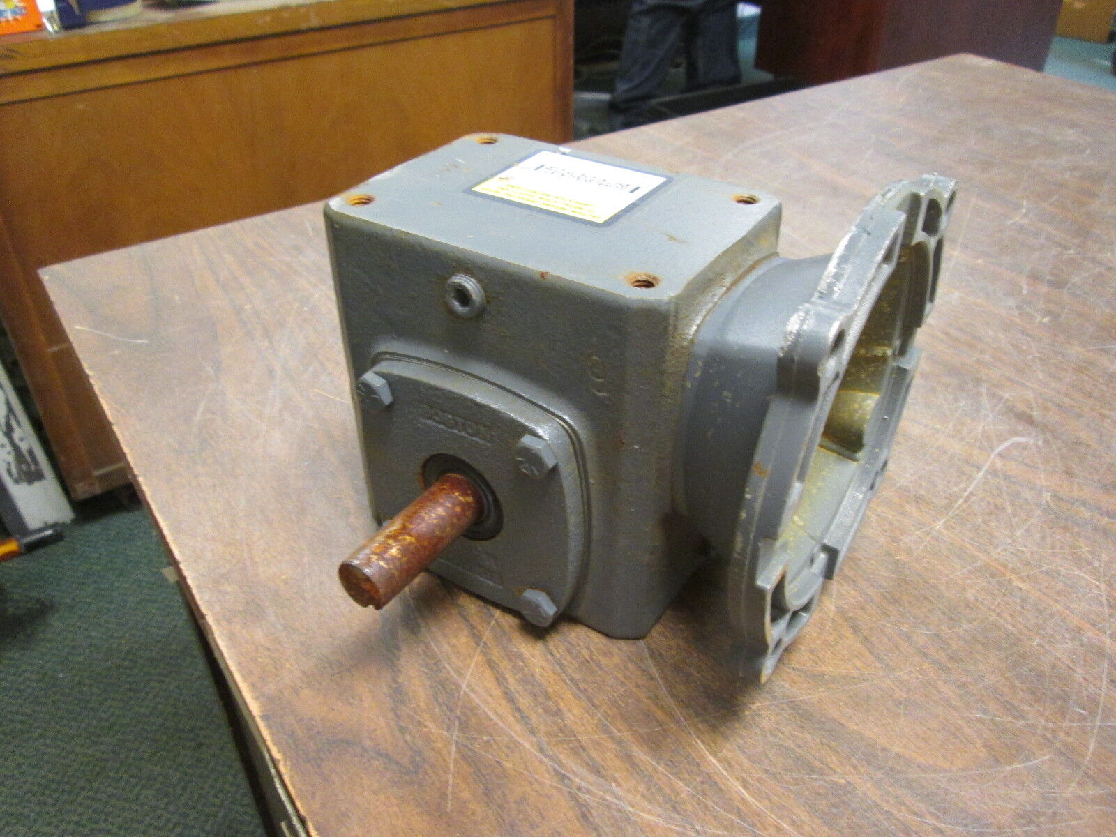 Boston Gear Reducer F715-40-B5-G Ratio 40:1 0.43HP In 442 In/Lb Output Used