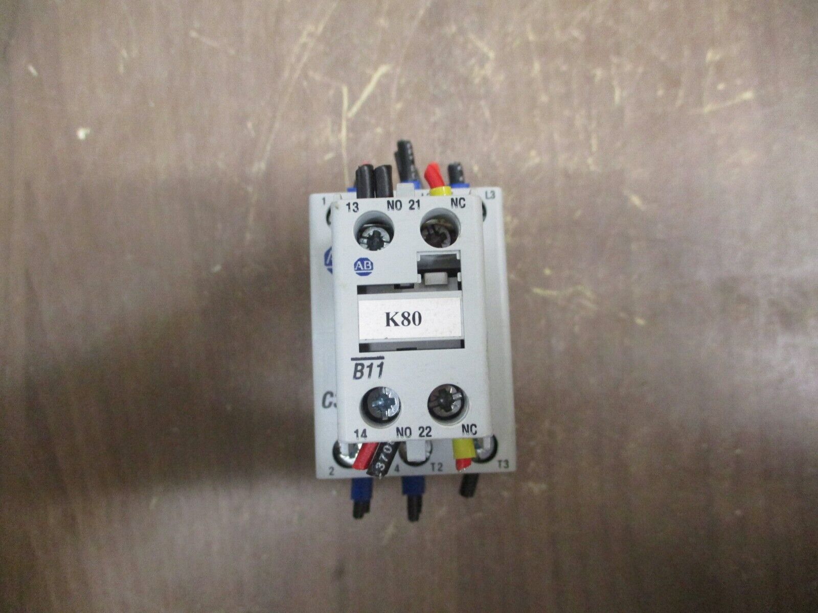 Allen-Bradley Contactor 100-C30*00 Ser. C 24V Coil 55A 600V w/ Aux Contact Block