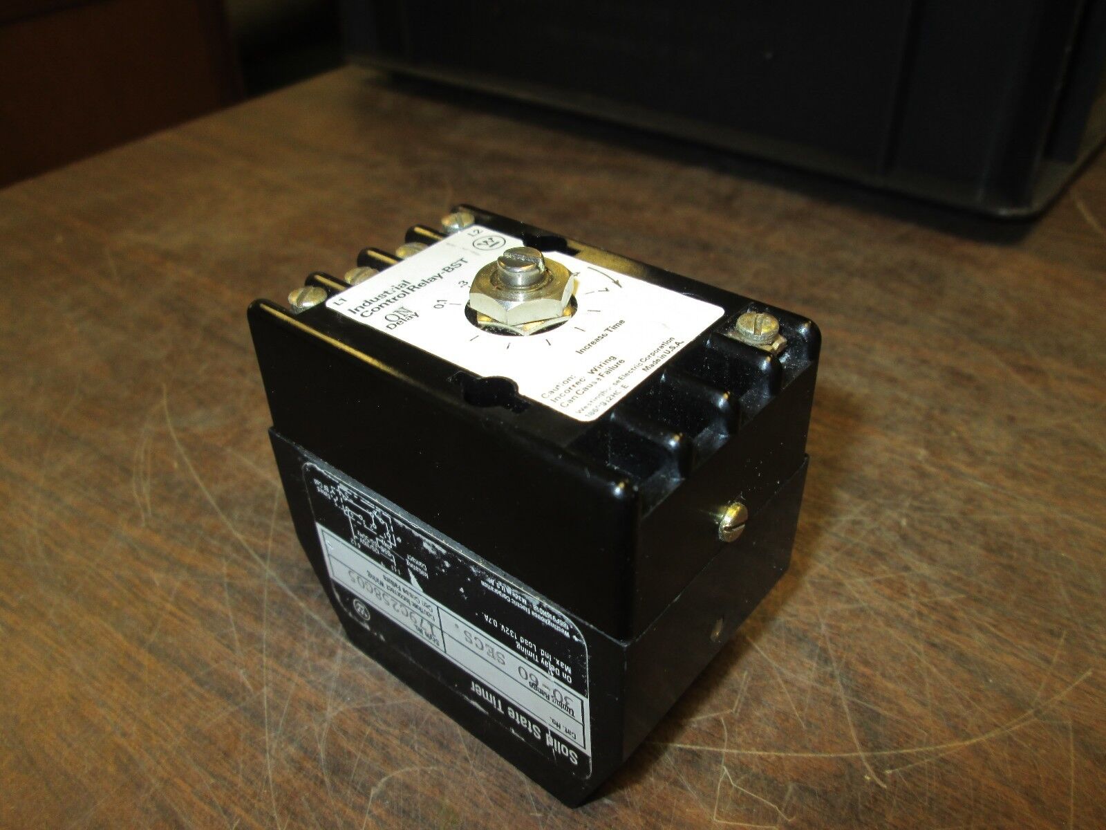 Westinghouse Solid State Timer 179C258G05 Range: 30-60 sec Used