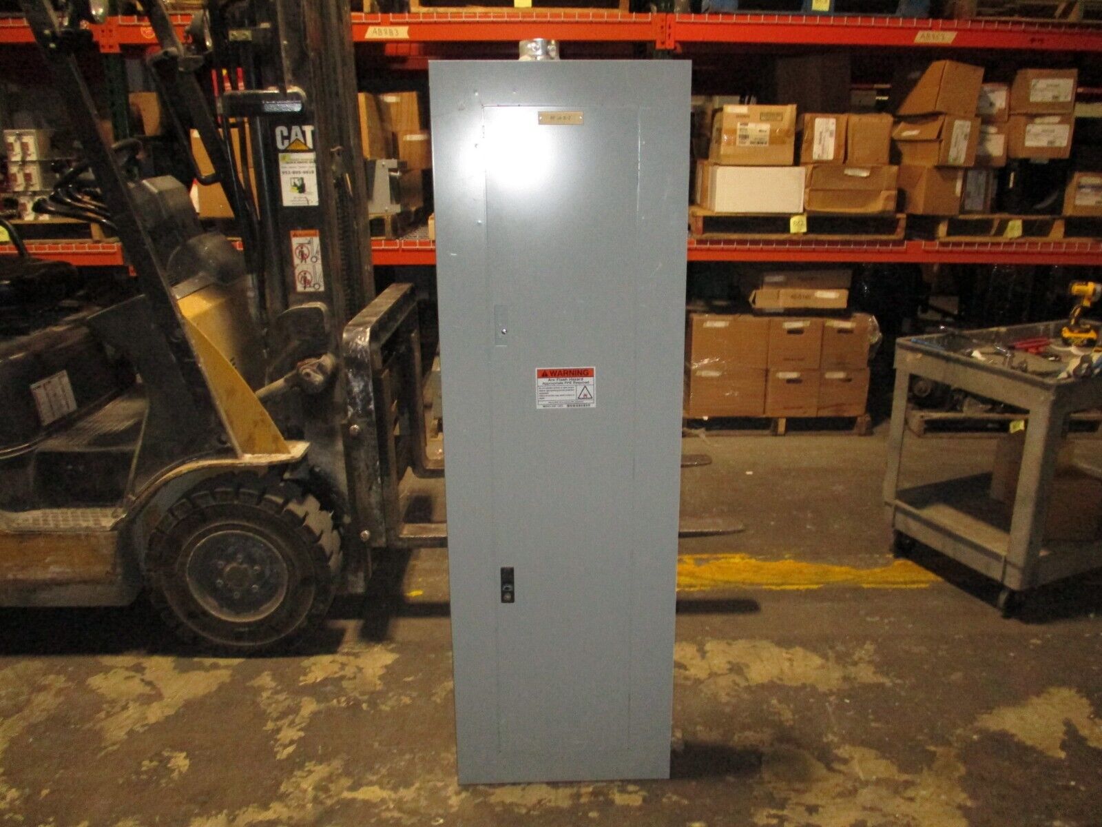 GE Main Lug Breaker Panel AQF3422MTX 225A Max 208/120V 3Ph 4W 42-Slot Used