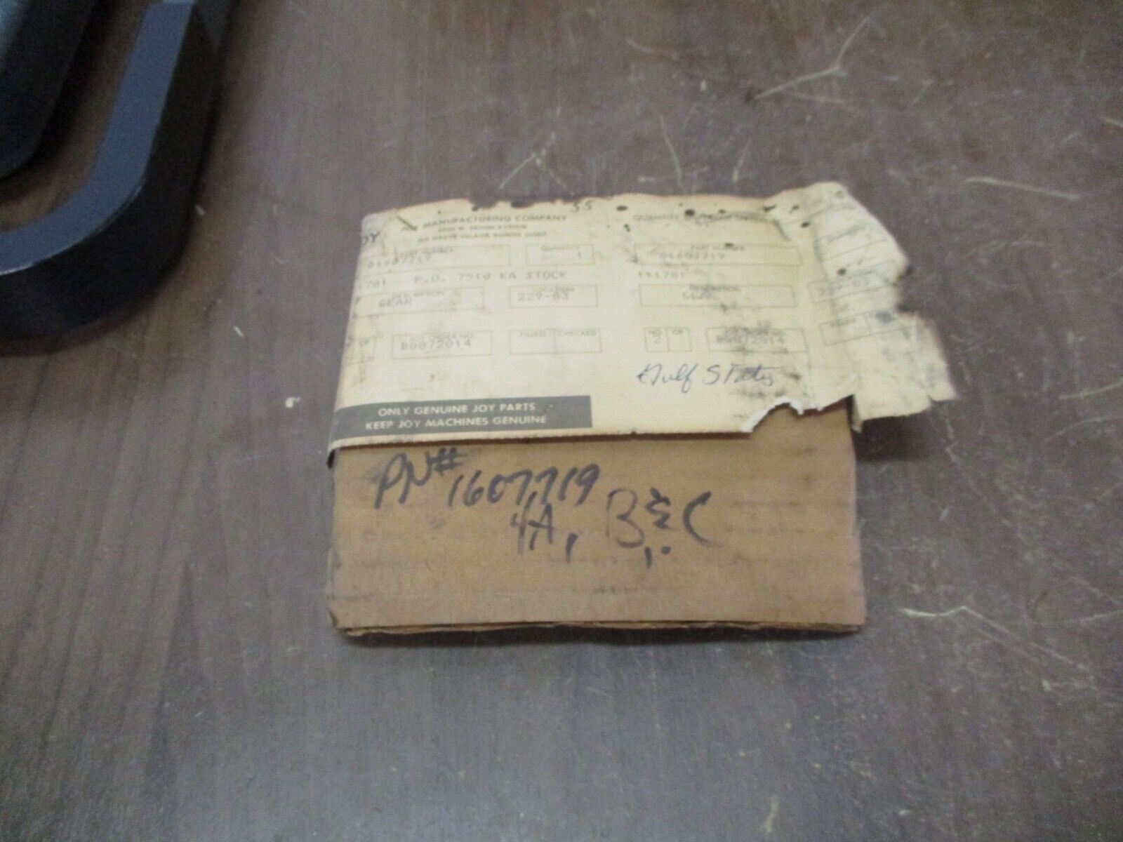 Joy Gear 01607719 New Surplus
