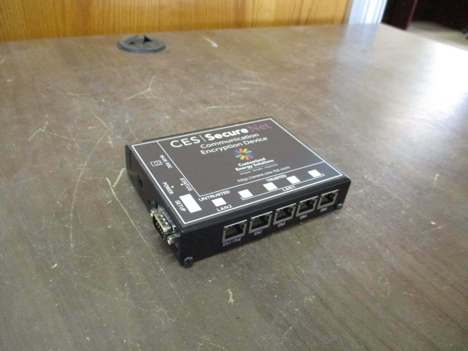 CES SecureNet Communication Encryption Device ET-3302 5-Port *No Power Cord*