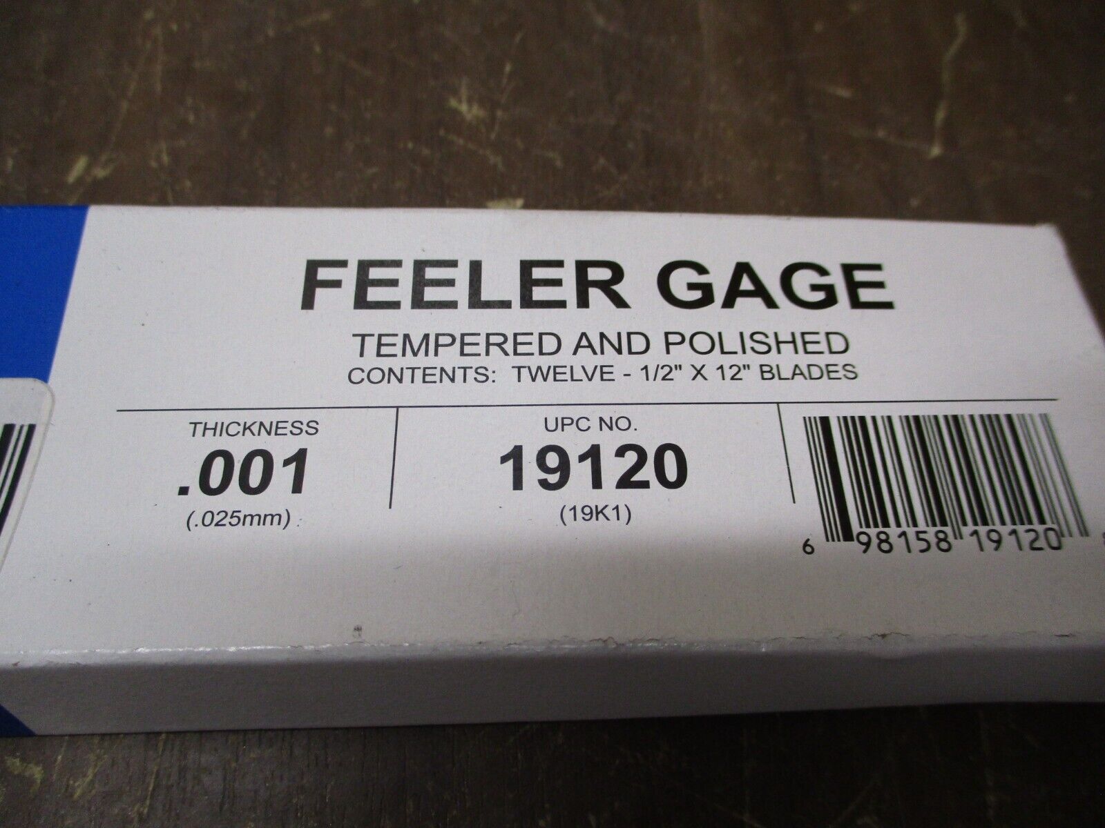 Precision Brand Feeler Gage 19120 Thickness: 0.001 *Box of 12* New Surplus