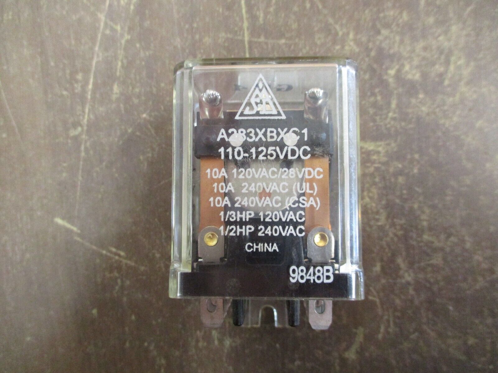 MSD Relay A283XBXC1 110-125VDC Coil *Lot of 5* Used