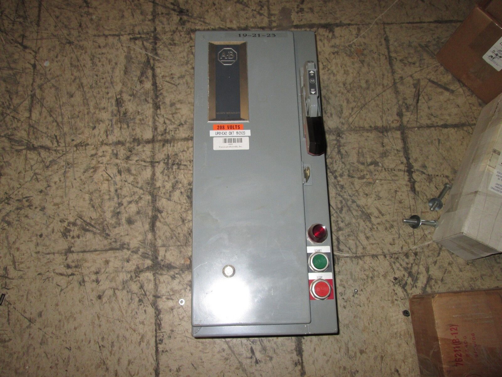 Allen-Bradley Fusible Combination 509-AOH Size 0 Coil Voltage 120V Used