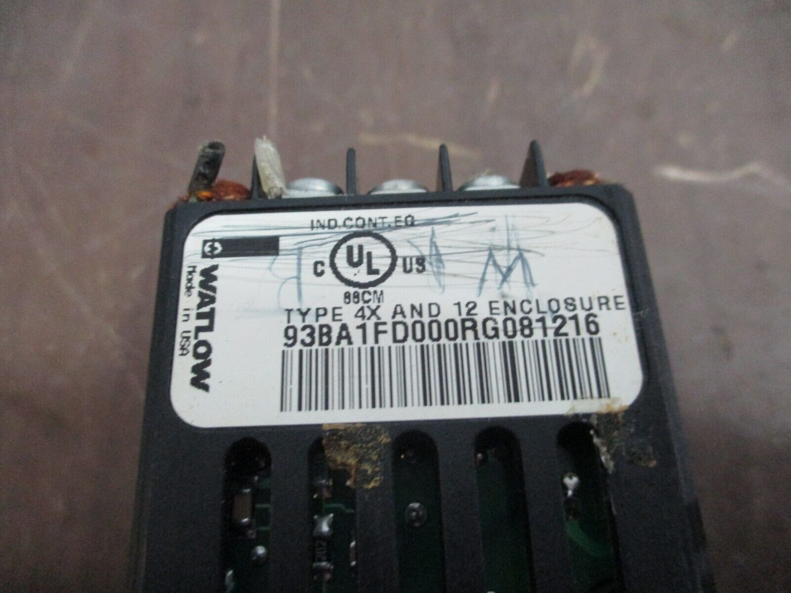 Watlow Digital Temperature Controller 93BA1FD000RG081206 Type 4x/12 Enclosure