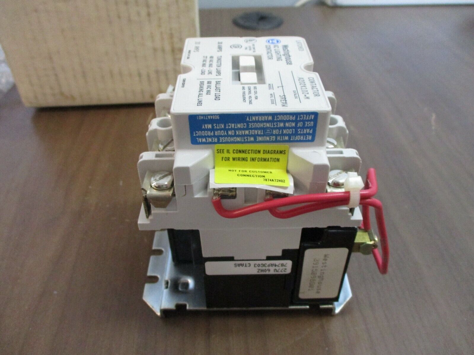 Westinghouse AC Lighting Contactor A202K1DZ-M 277V Coil 30A 600V 3Ph New Surplus