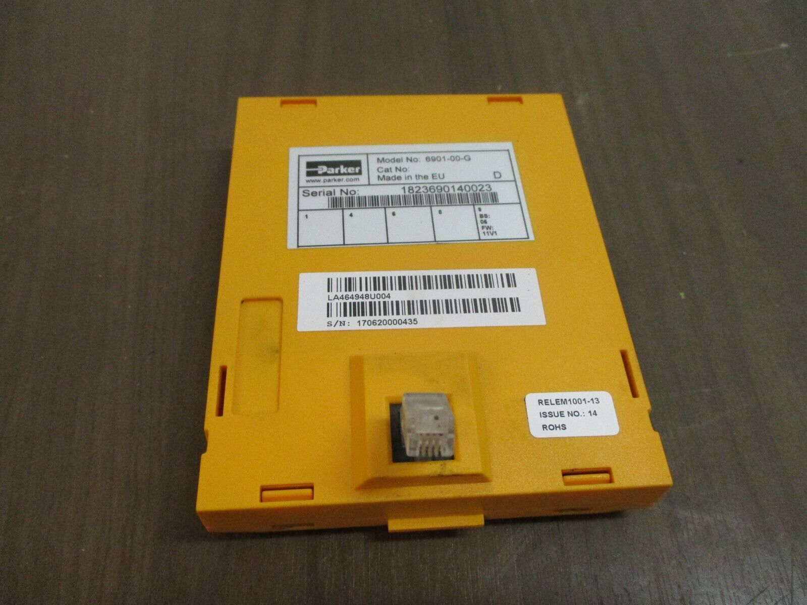 Parker Operator Keypad 6901-00-G F/W: 11V1 Used
