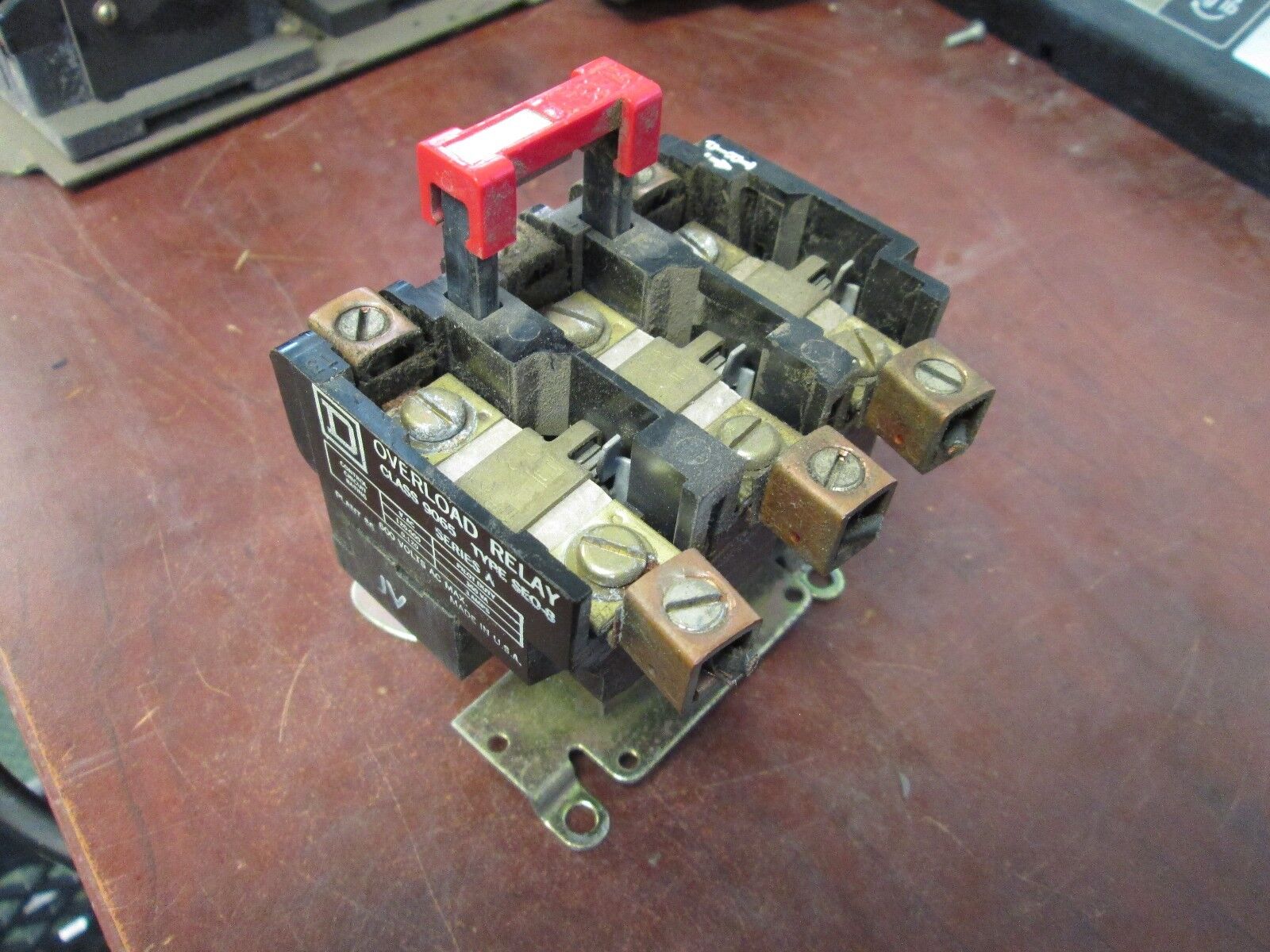Square D Overload Relay 9065 SEO-8 600V 3P Used