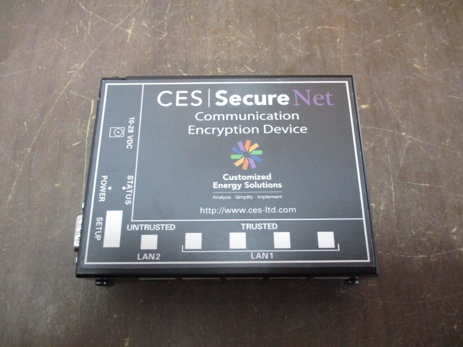 CES SecureNet Communication Encryption Device ET-3302 5-Port *No Power Cord*