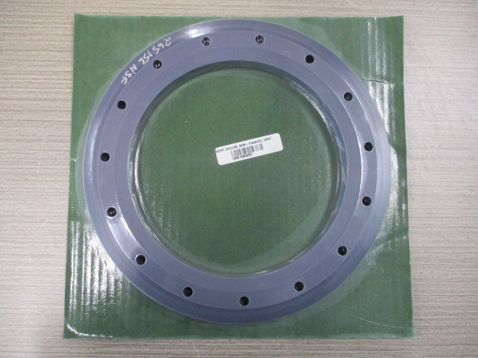 Misc. Brand Semi-Finished Vacuum Insert 265156NSF Gray New Surplus