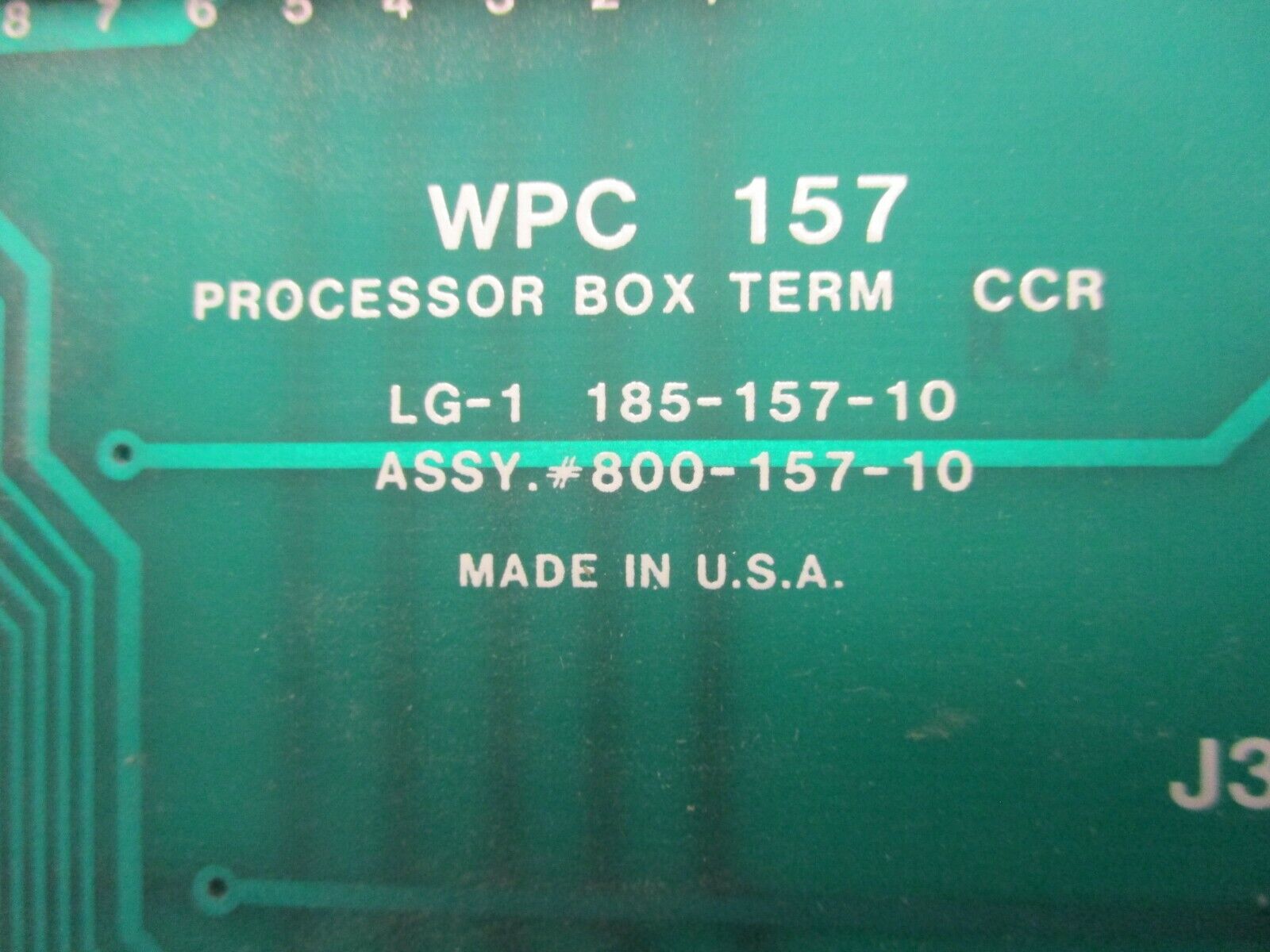 WPC 157 Processor Box Term CCR 800-157-10 Used *Broken Clip*