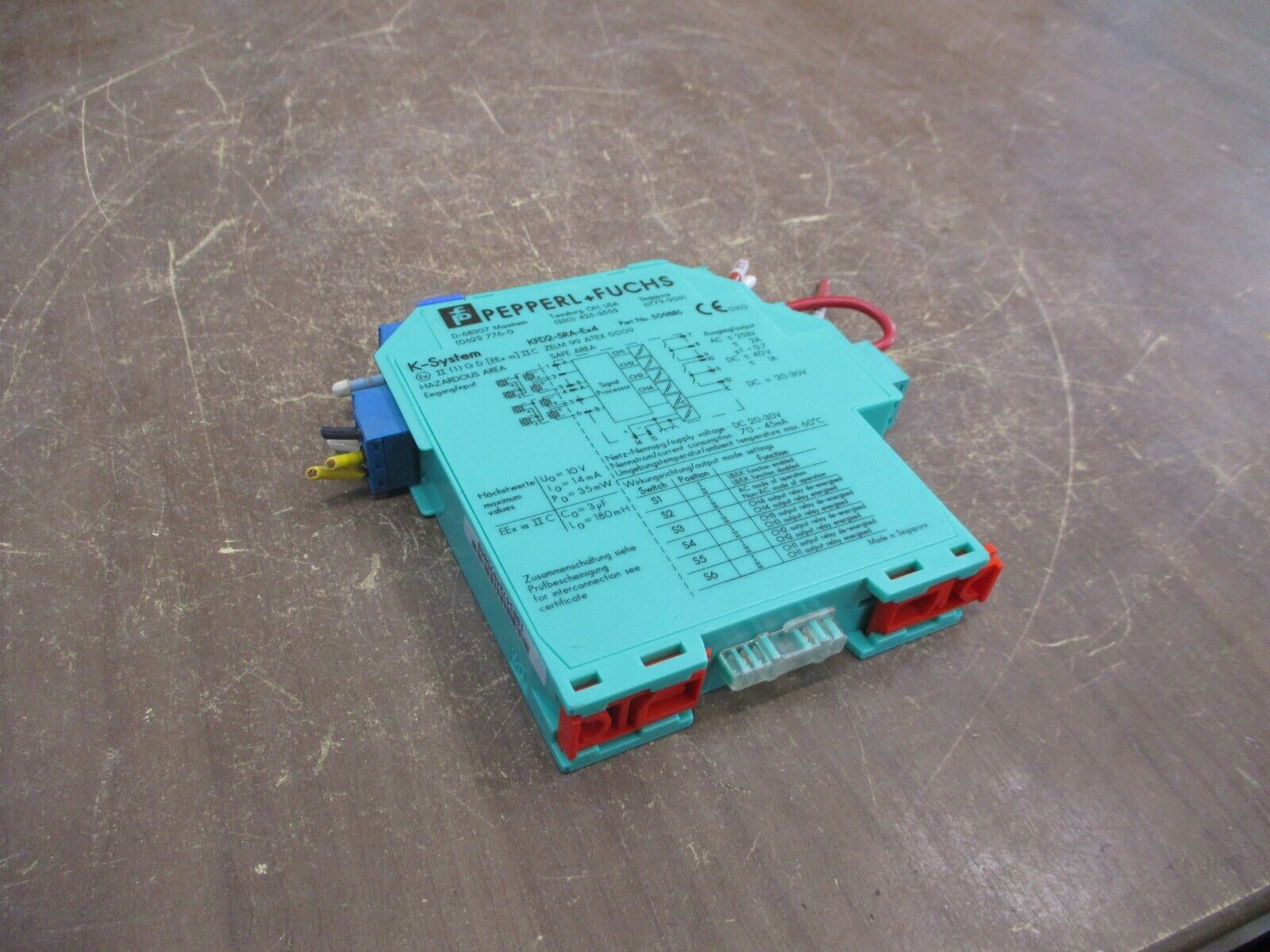 PepperL+Fuchs KFD2-SRA-EX4 Switch Amplifier 50988S Used