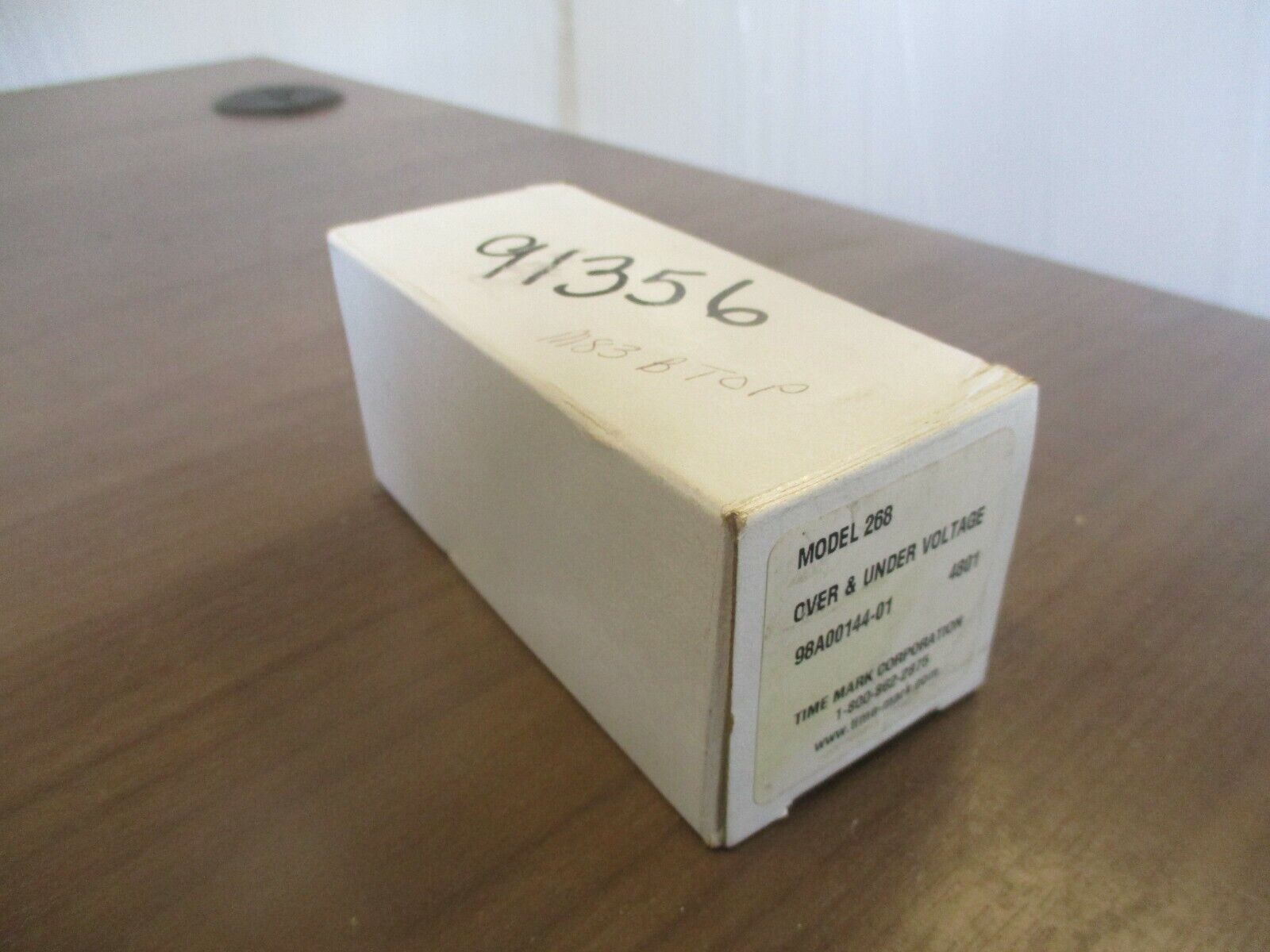 Time Mark Model 268 Over/Under Voltage Relay 98A00144-01 120V 60Hz New Surplus