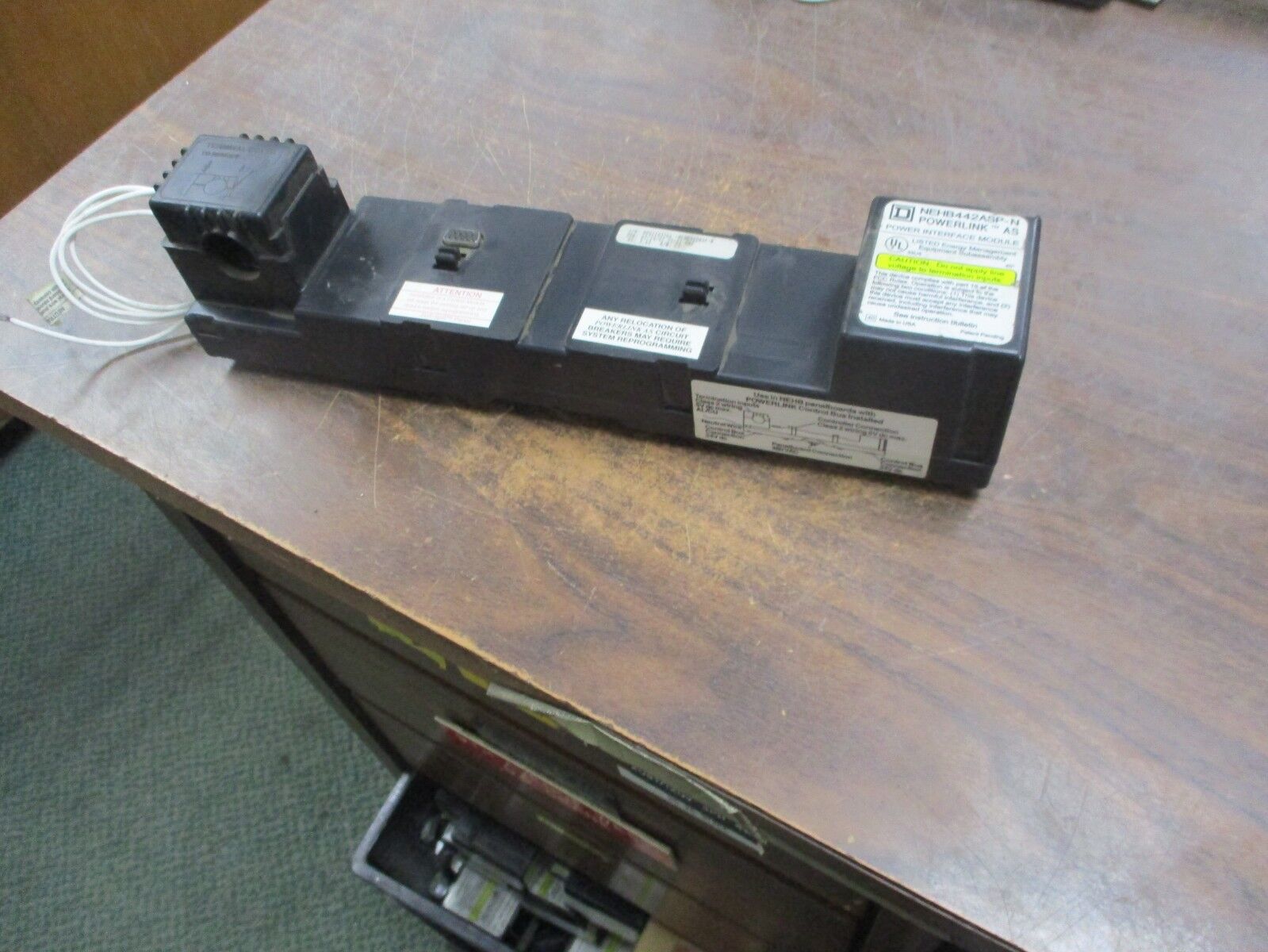Square D PowerLink AS Power Interface Module NEHB442ASP-N Used