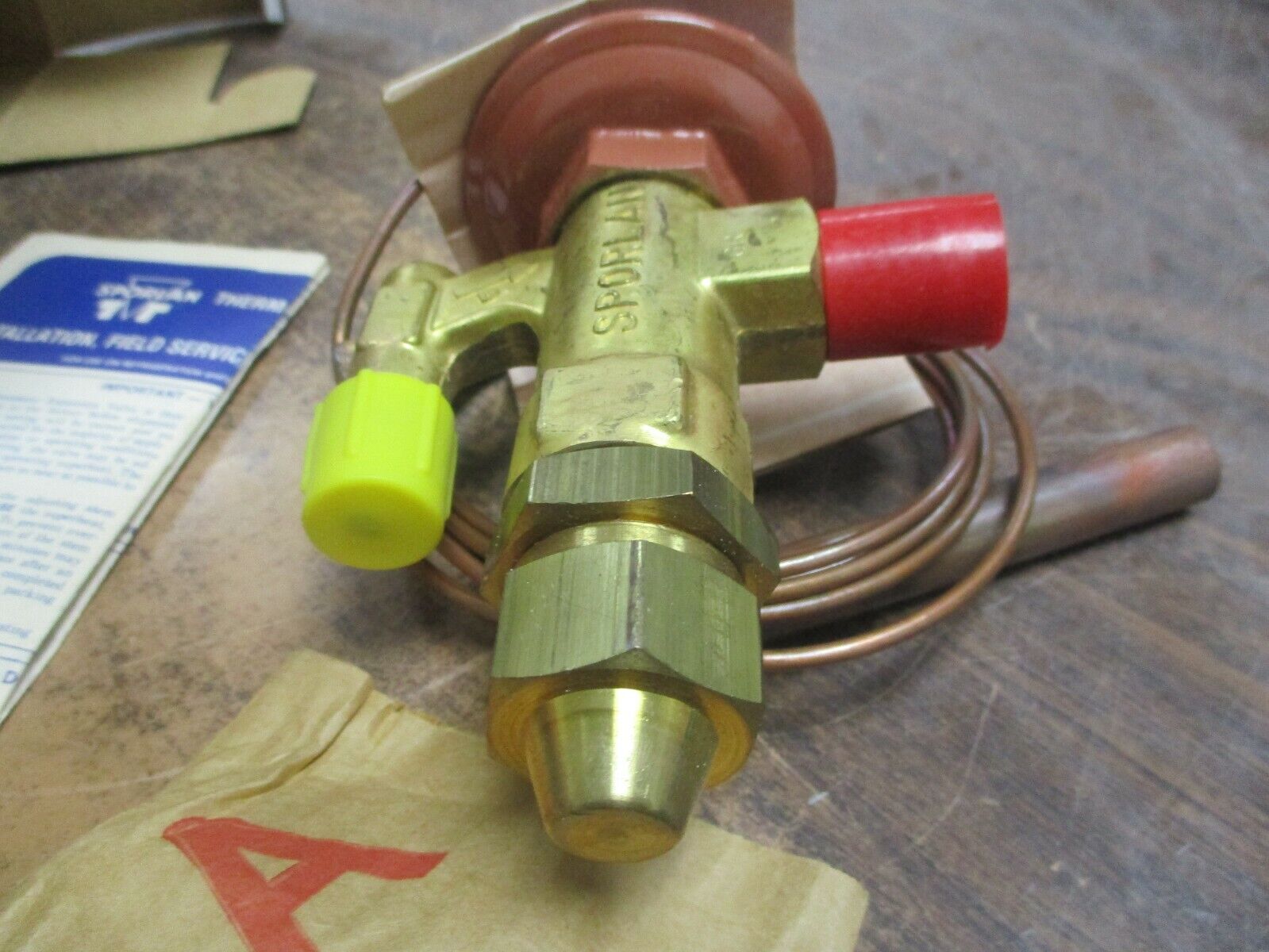 Sporlan Thermostatic Expansion Valve GR 1 Z Inlet: 3/8" Flare Outlet: 1/2" Flare