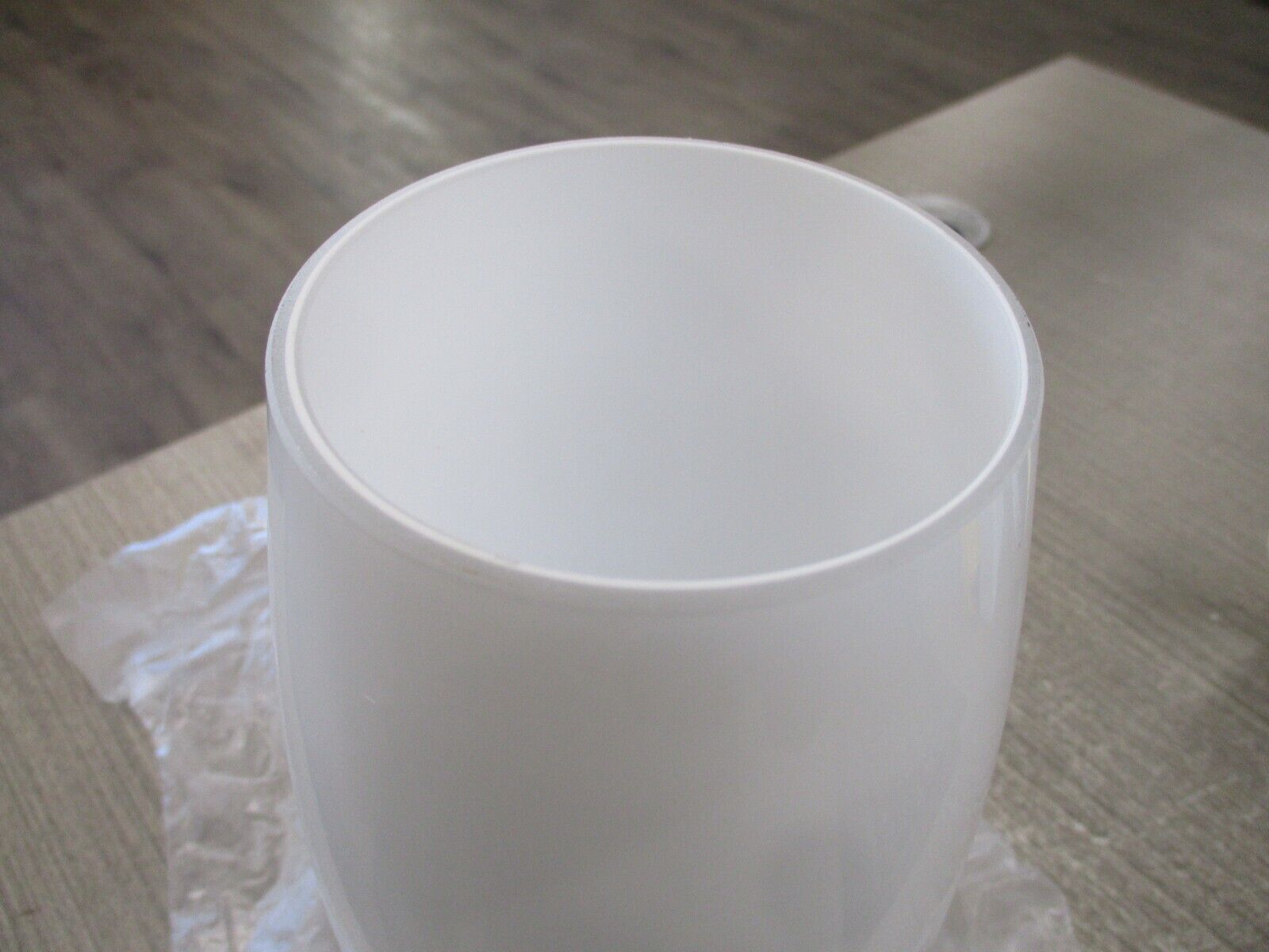 Lithonia Bullet Glass Shade DBLT 1001 Opal White New Surplus