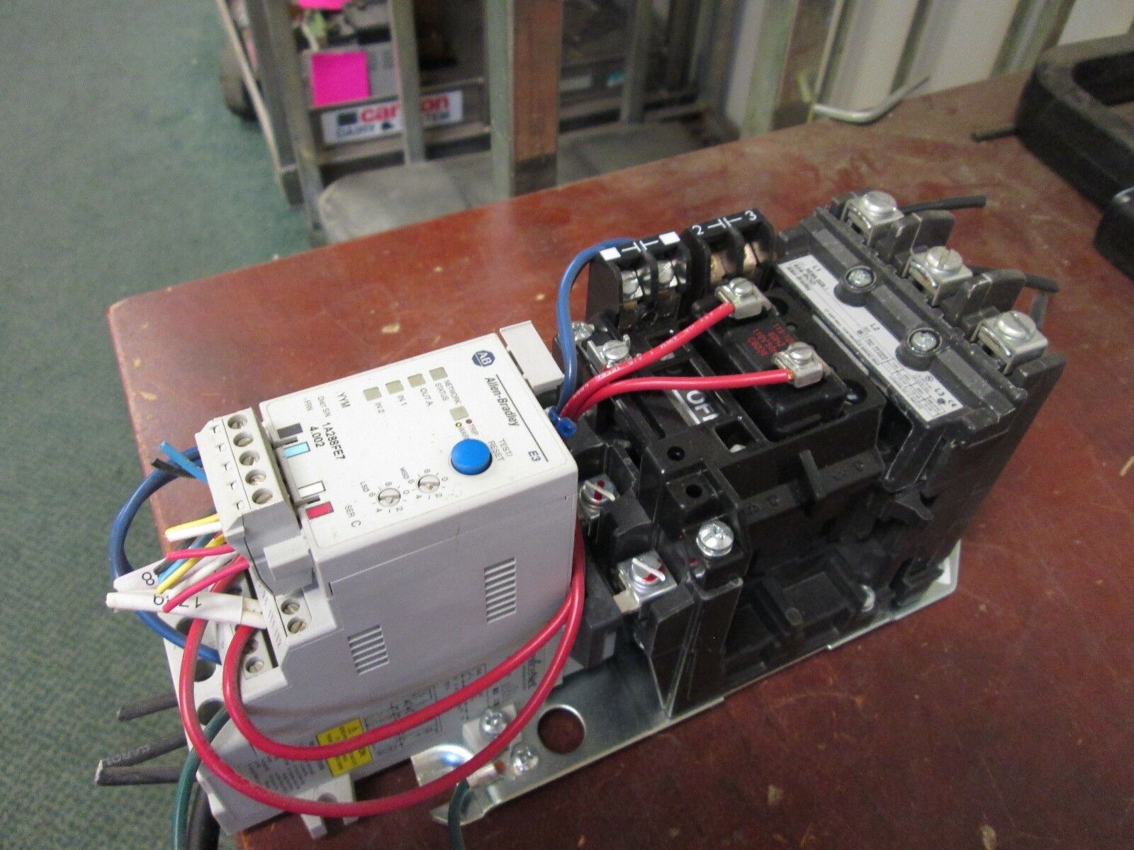 Allen-Bradley Starter 509-BOD Size 1 115-120V Coil Overload: 3-15A Used