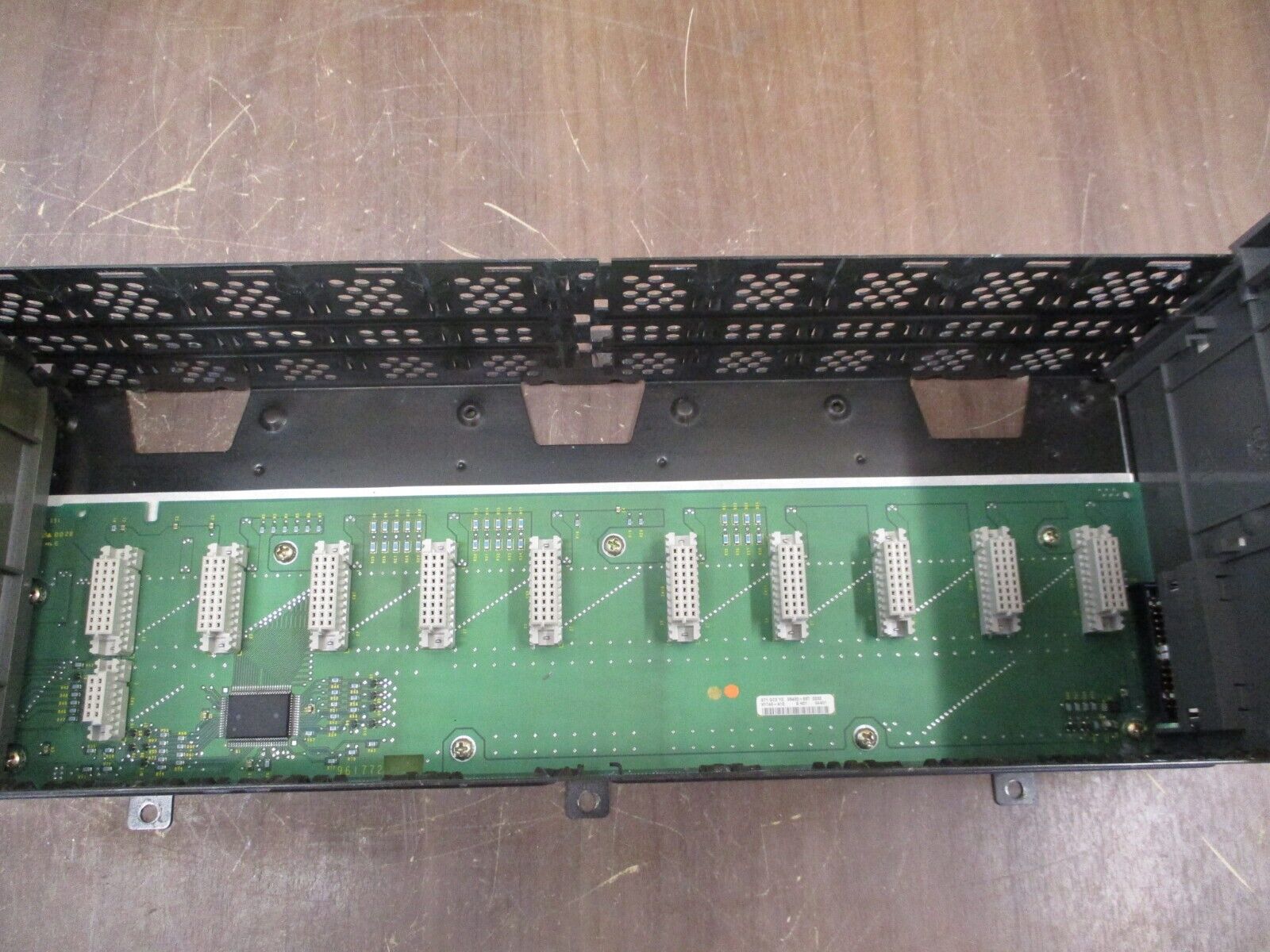 Allen-Bradley SLC 500 PLC Rack w/ Power Supply 1746-A10/1746-P2 10-Slot Used
