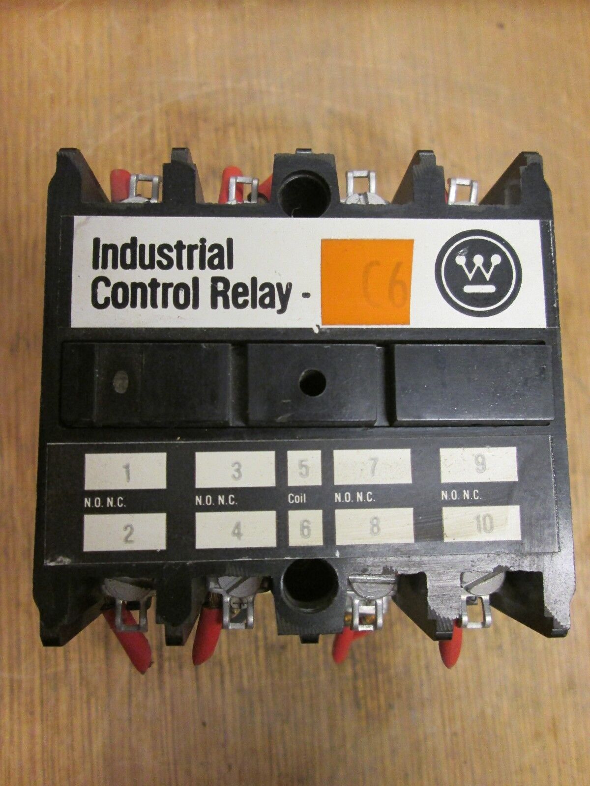 Westinghouse  Industrial Control Relay  766A023601  10A  120V Coil  Used