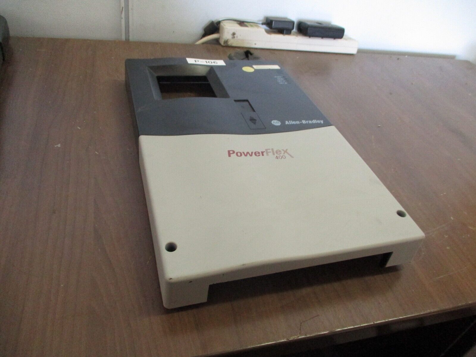 Allen-Bradley PowerFlex 400 Cover Size: 15.5" x 9.75" *Broken Piece* Used