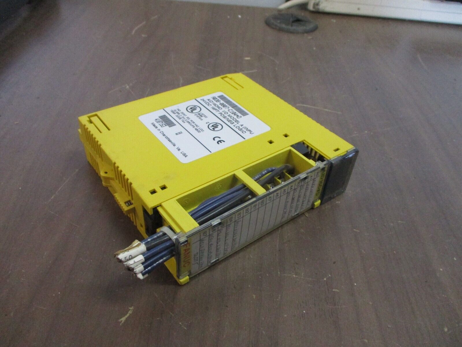 Fanuc AID16D#D I/O Module A03B-0807-C104*D Model A 24VDC 16PT Pos/Neg Logic Used