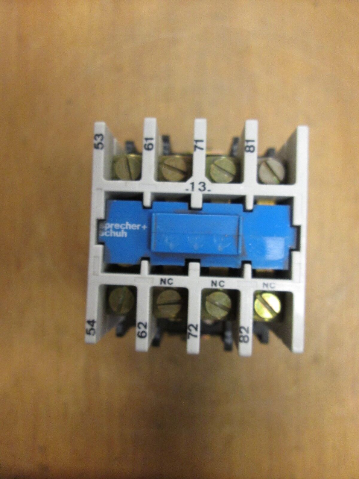 Sprecher + Schuh  Contact  CS3C  4 Pole Aux  60VDC coil  Used