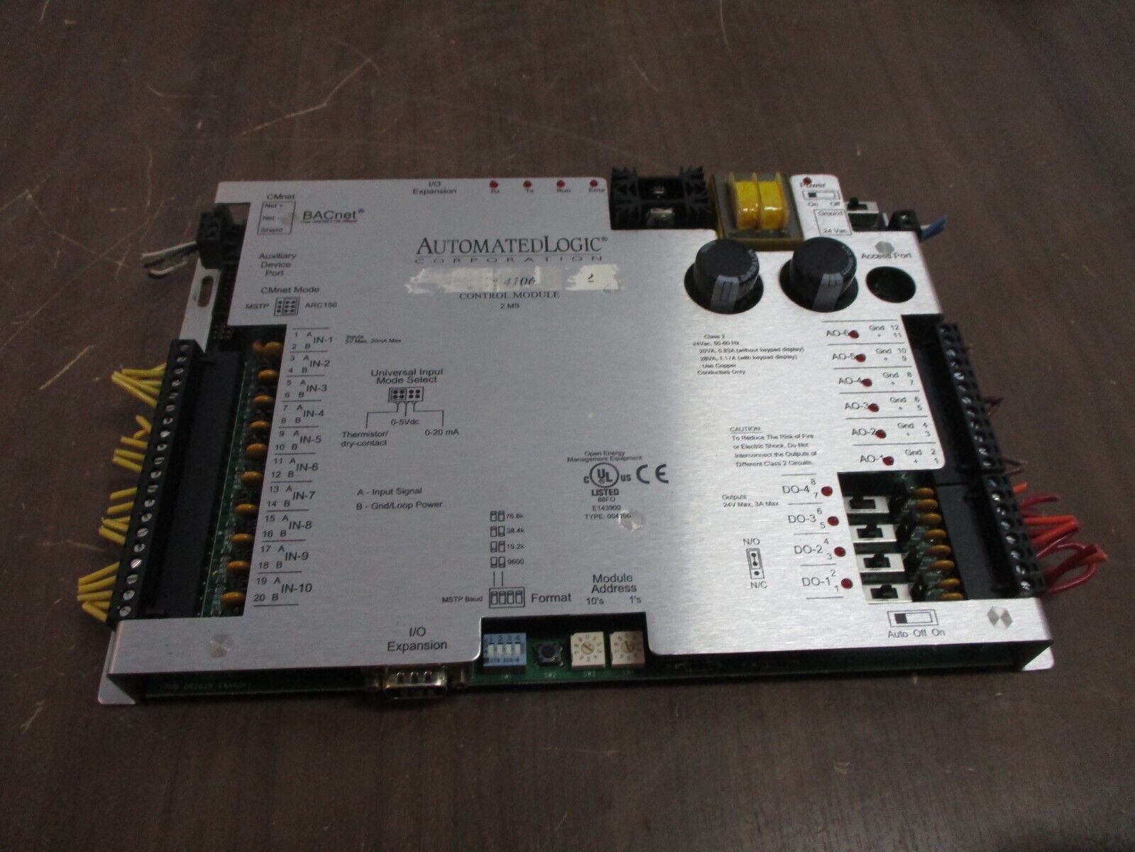 Automated Logic Control Module M4106 2MB Used