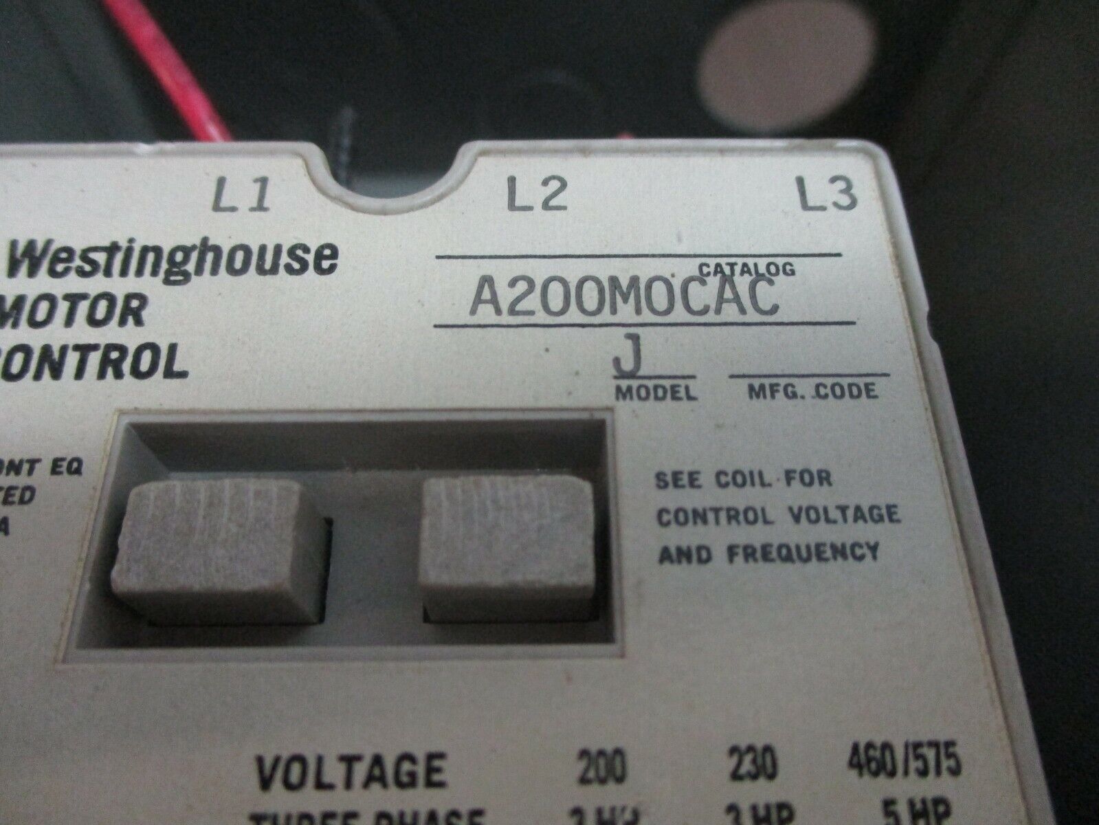 Westinghouse Enclosed Size 0 Starter A200MOCAC 240V Coil Type 1 Enclosure Used