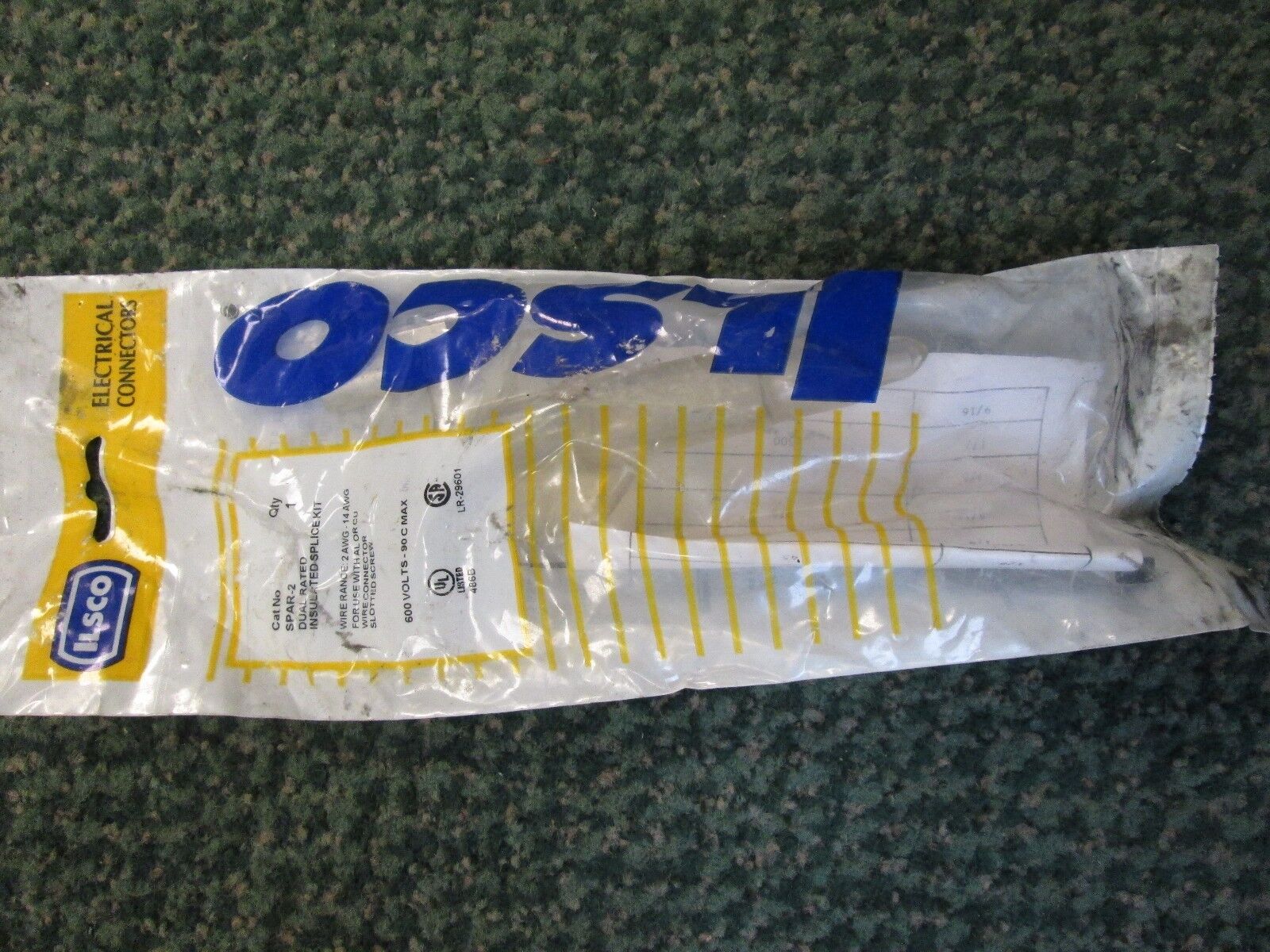 Ilsco Insulated Splice Kit SPAR-2 Wire Range 2AWG-14AWG New Surplus