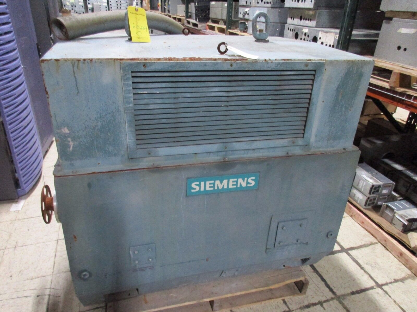 Siemens Induction Motor RGOT 840HP 3600RPM 4160V 102A 5810UZ Frame 3Ph 60Hz WPII
