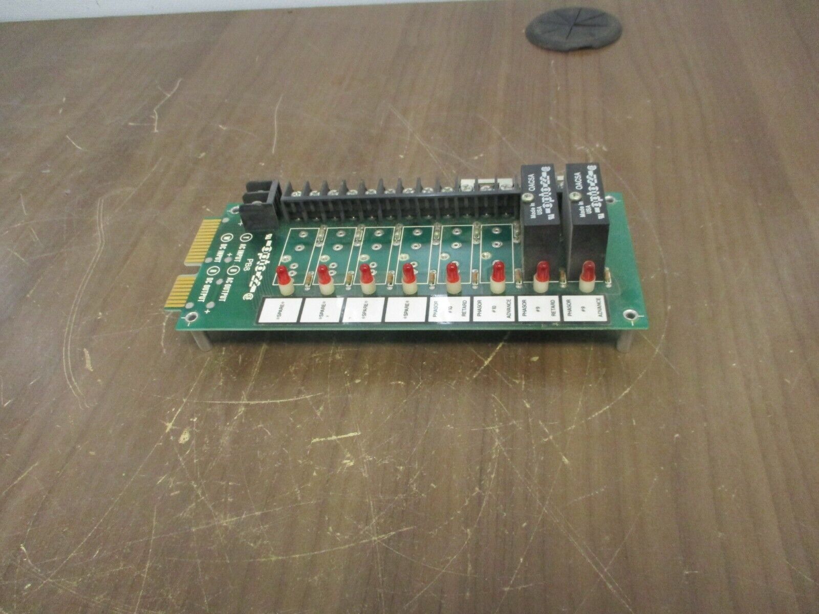 Opto 22 I/O Relay Board PB8 w/ (2) OAC5A Modules Used