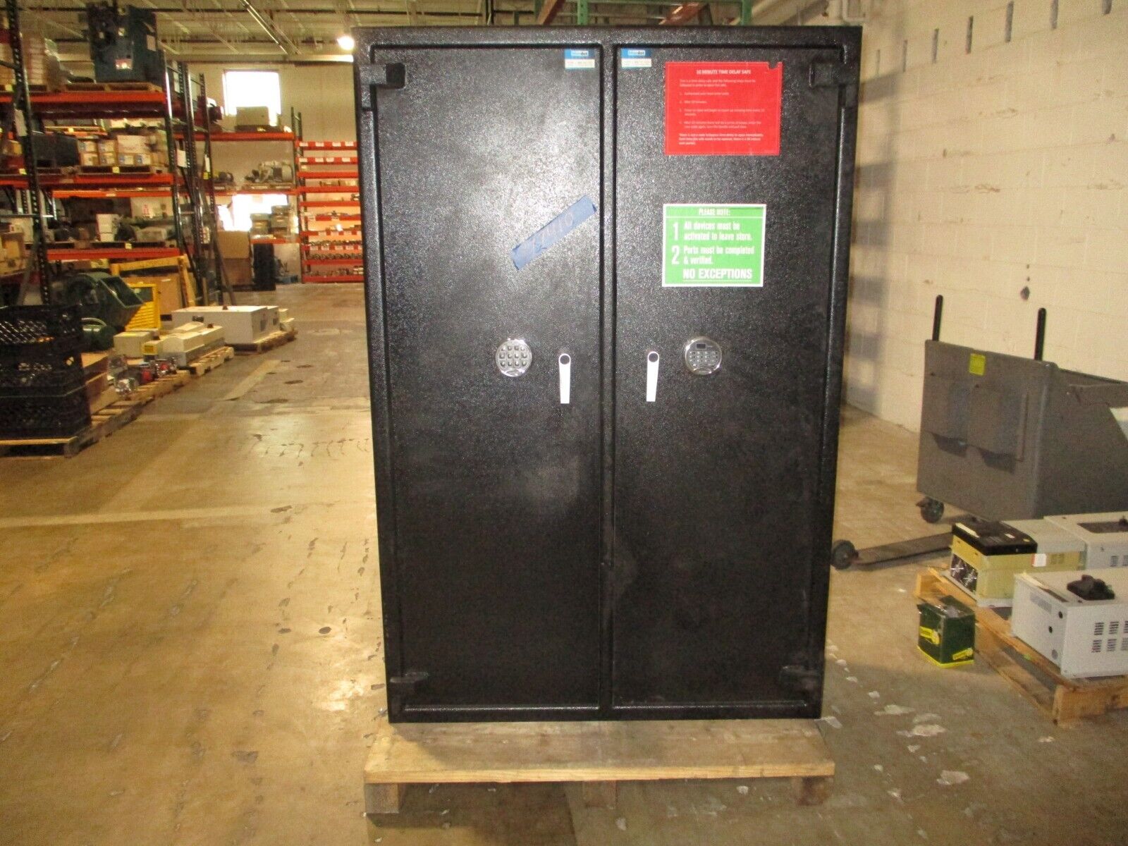 Blue Dot Safes Two-Door Safe Size: 72" x 48" x 27" (1) Electronic Lock Used