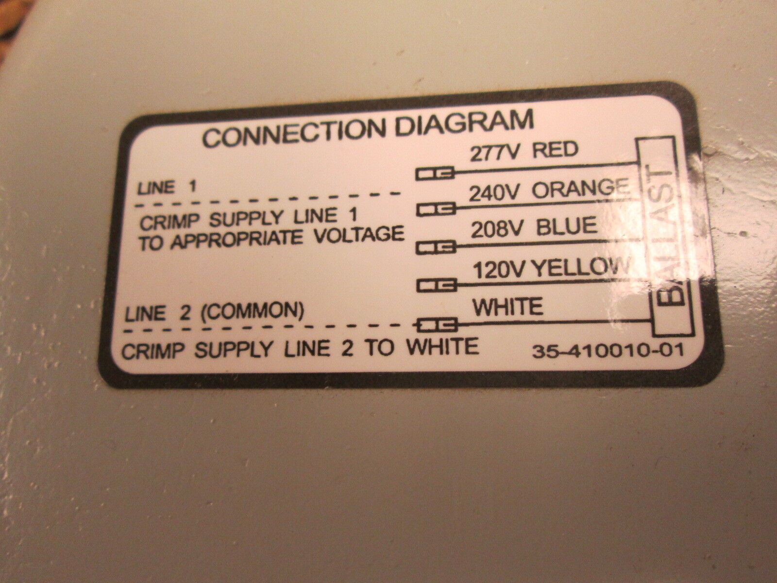 GE Luminaire Fitting / Ballast L4MD40M0A5 400W 120/208/240/277V New Surplus