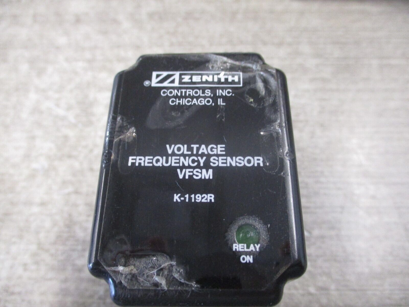 Zenith VFSM-1 Voltage Frequency Sensor K-1192R 120V 50/60Hz  *No Base*  Used