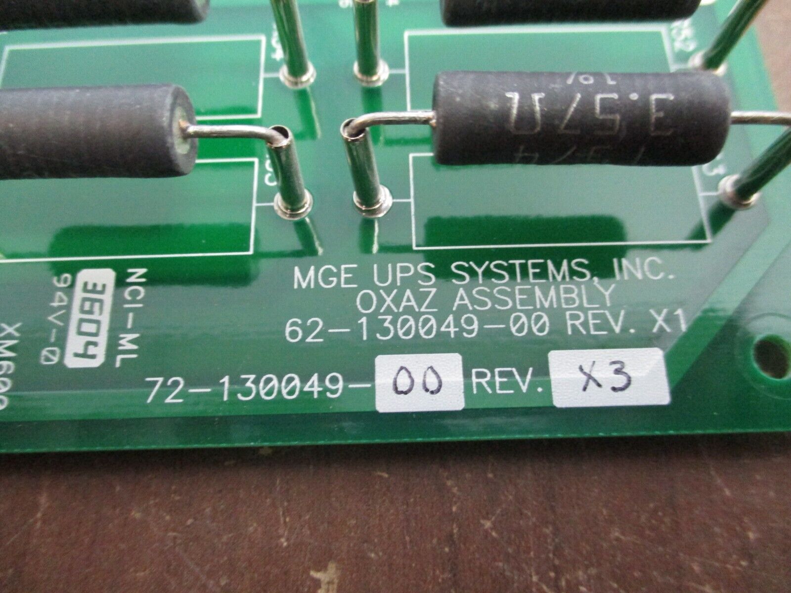 MGE OXAZ Assembly 72-130049-00 Rev. X3 Used