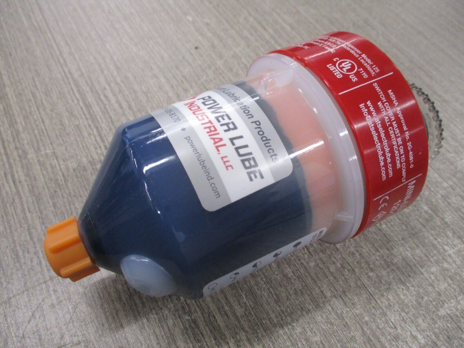 AT S Electro-Lube Mini-Luber 125cc Mobilgrease XHP 222 New Surplus