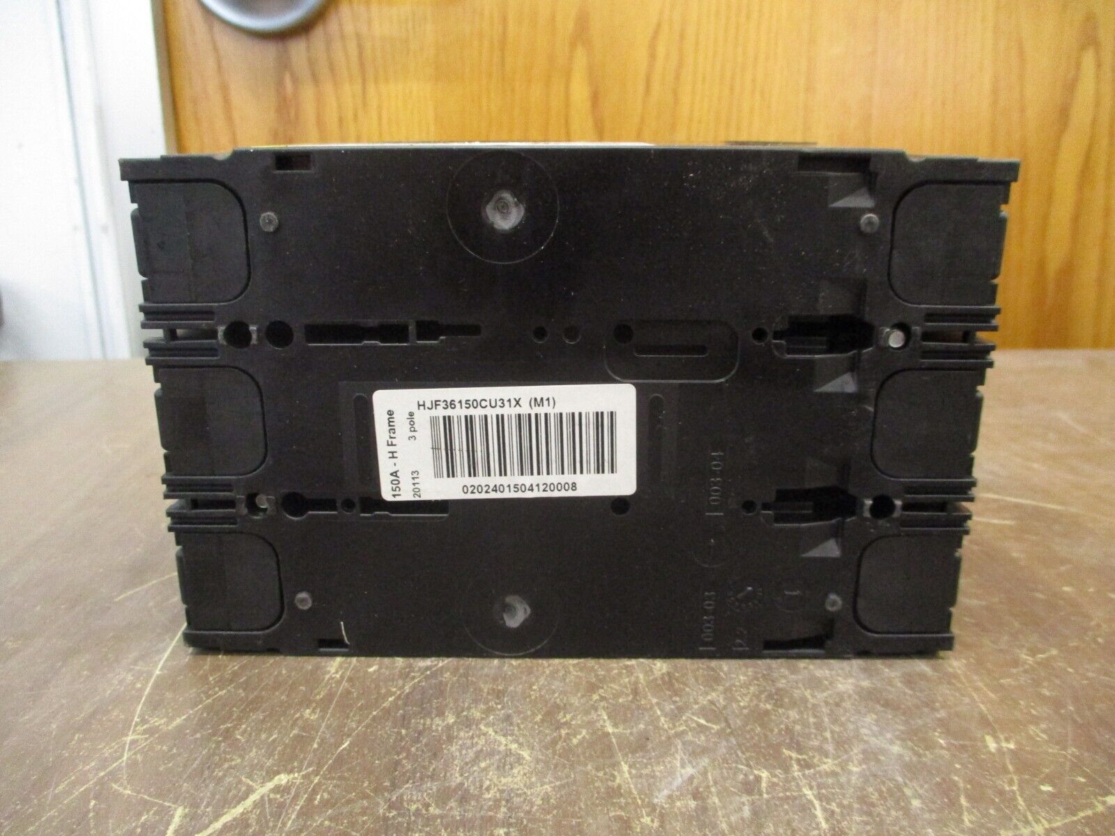 Square D PowerPact HJ 150 Circuit Breaker HJF36150CU31X 150A 600V 3P Used