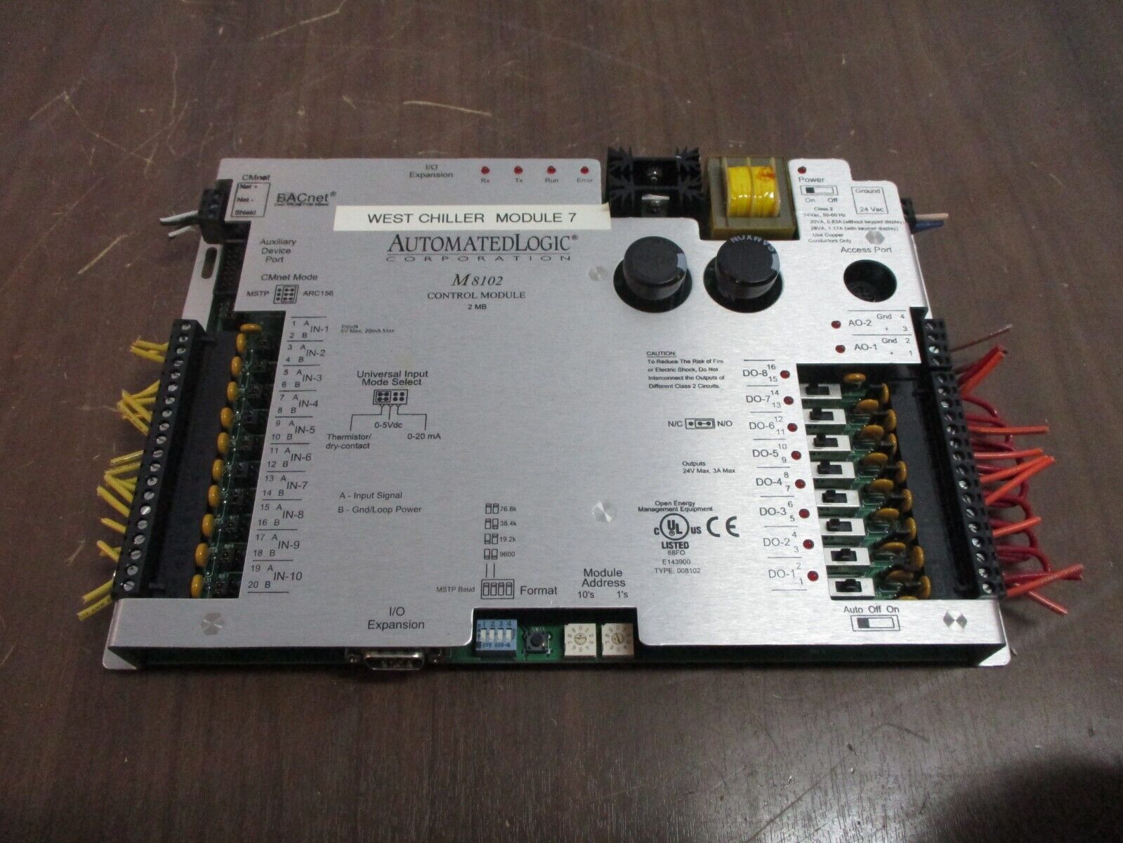 Automated Logic Control Module M8102 2MB Used