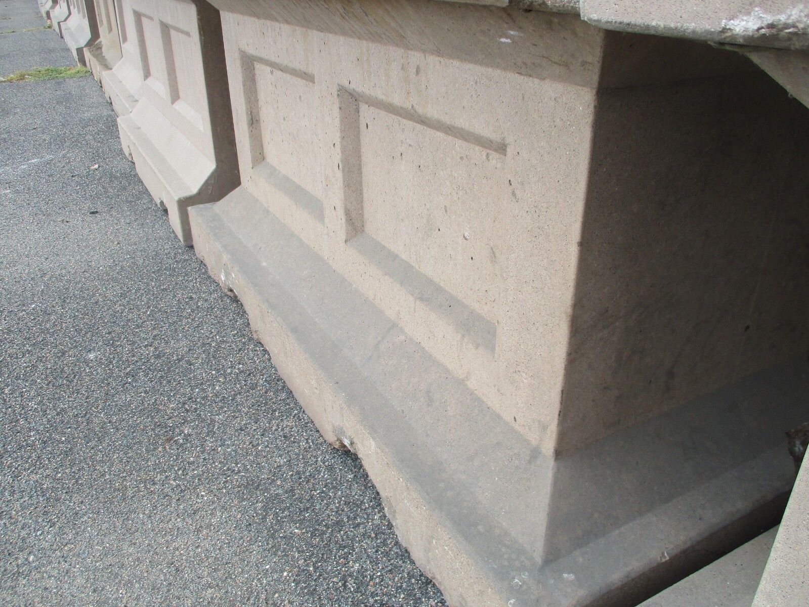 Petersen Decorative Concrete Security Barriers 5' Long 30" Wide 34" Tall Used