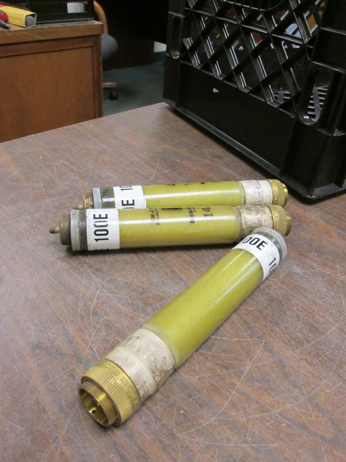 S&C SM-4 Power Fuse Refill Unit 122150R4 14.4KV 100A Lot of 3 Used